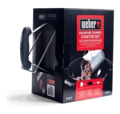 Weber SET CIMINIERA ACCENSIONE RAPIDFIRE + BRICCHETTE KG 2 -Grill Sconto 17631 03