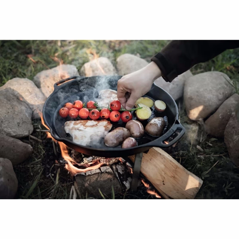 Petromax PADELLA IN GHISA D. 40 CM - 2 MANICI 2 Petromax PADELLA IN GHISA D. 40 CM - 2 MANICI - immagine 2