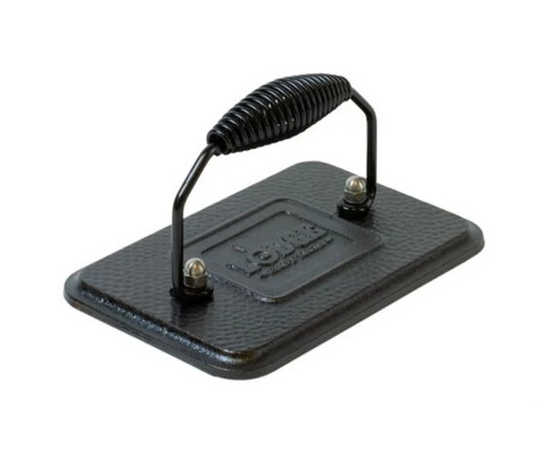 Lodge PRESSA PER GRILL RETTANGOLARE - 17X28 CM 1 Lodge PRESSA PER GRILL RETTANGOLARE - 17X28 CM